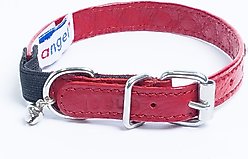 Angel Athens Rhinestone Standard Cat Collar, Red, 10 x 1/2-in slide 2 of 4