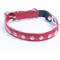 Show in main carousel: Angel Athens Rhinestone Standard Cat Collar, Red, 12 x 1/2-in slide 1 of 4