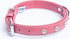 Angel Athens Rhinestone Standard Dog Collar, Pink, 16 x 3/4-in slide 2 of 6