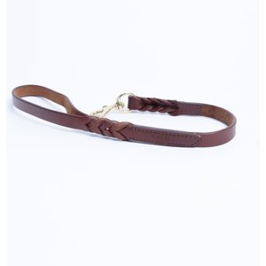 Angel Braided Traffic Dog Leash, Brown, Medium: 2-ft long, 3/4-in wide