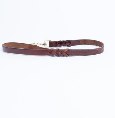 Show full view: Angel Braided Traffic Dog Leash, Brown, Medium: 2-ft long, 3/4-in wide slide 3 of 3