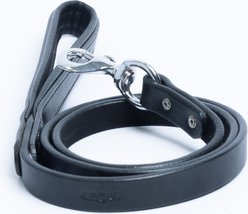 Angel Dallas Dog Leash, Black, 48 x 3/4-in