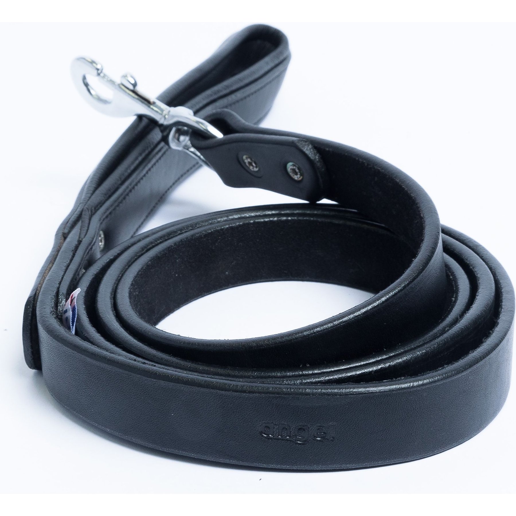 Angel Dallas Dog Leash, Black, 72 x 1-in