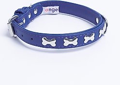 Angel Rotterdam Bones Standard Dog Collar, Blue, 16 x 3/4-in slide 2 of 6