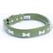 Show in main carousel: Angel Rotterdam Bones Standard Dog Collar, Green, 20 x 1-in slide 2 of 6