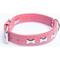 Show in main carousel: Angel Rotterdam Bones Standard Dog Collar, Pink, 24" x 1.25" slide 2 of 6
