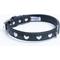 Show in main carousel: Angel Rotterdam Hearts Standard Dog Collar, Black, 14 x 3/4-in slide 3 of 7