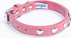 Angel Rotterdam Hearts Standard Dog Collar, Pink, 16 x 3/4-in slide 2 of 6