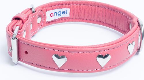 Show full view: Angel Rotterdam Hearts Standard Dog Collar, Pink, 22 x 1-in slide 3 of 7