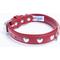 Show in main carousel: Angel Rotterdam Hearts Standard Dog Collar, Red, 18 x 3/4-in slide 2 of 6