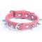 Show in main carousel: Angel Rotterdam Single-line Spiked Standard Dog Collar, Pink, 12 x 5/8-in slide 1 of 7