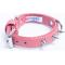 Show in main carousel: Angel Rotterdam Single-line Spiked Standard Dog Collar, Pink, 12 x 5/8-in slide 3 of 7