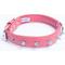 Show in main carousel: Angel Rotterdam Single-line Spiked Standard Dog Collar, Pink, 14 x 3/4-in slide 2 of 6