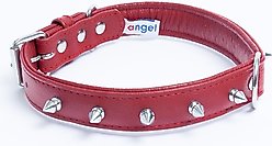 Angel Rotterdam Single-line Spiked Standard Dog Collar, Red, 22 x 1-in slide 2 of 5
