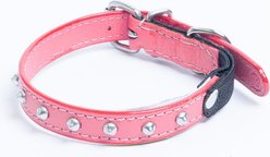 Angel Studded Standard Cat Collar, Pink, 12 x 1/2-in