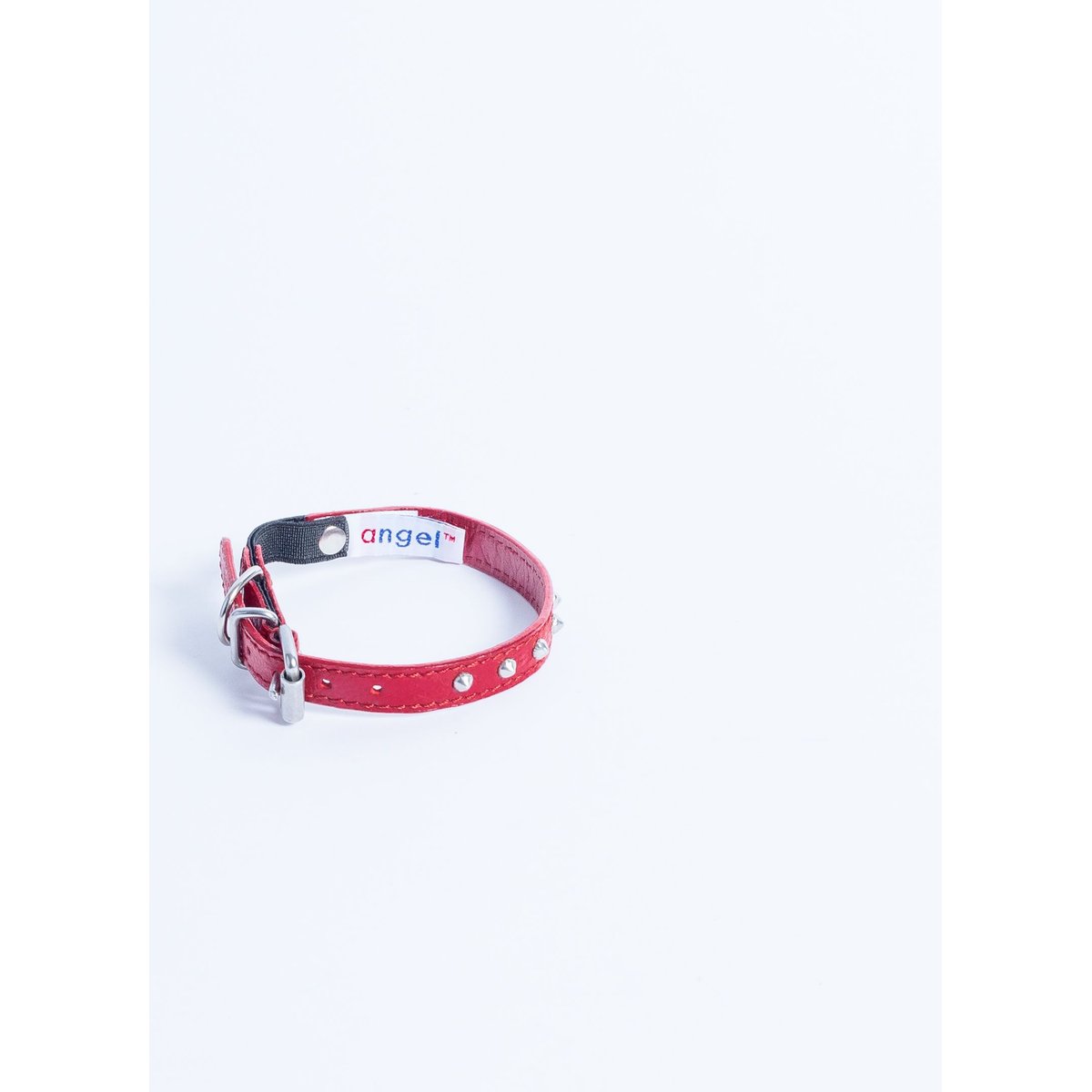 Angel Studded Standard Cat Collar, Red, 10 x 1/2-in