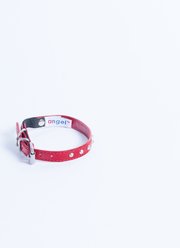 Angel Studded Standard Cat Collar, Red, 12 x 1/2-in