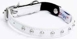 Angel Studded Standard Cat Collar, White, 12 x 1/2-in