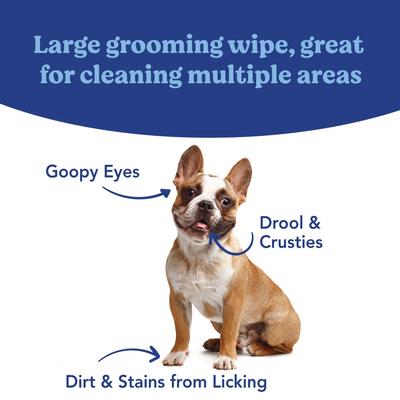 Show full view: Angels' Eyes Face Eye & Paw Cleansing & Tear Stain Wipe for Dogs & Cats, 40 Count slide 6 of 10
