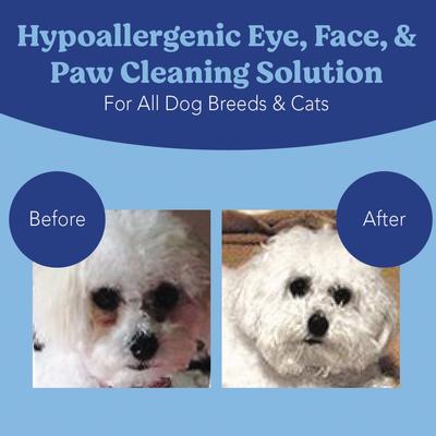 Show full view: Angels' Eyes Face Eye & Paw Cleansing & Tear Stain Wipe for Dogs & Cats, 40 Count slide 5 of 10