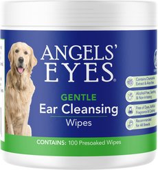 Angels' Eyes Gentle Dog Ear Cleaning Wipes, 100 count