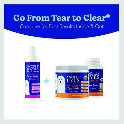 Show full view: Angels' Eyes Gentle Tear Stain & Coat Solution for Dogs, 8-fl oz bottle slide 5 of 8