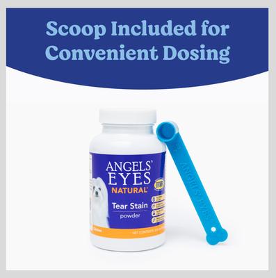 Show full view: Angels' Eyes Natural Chicken Flavored Powder Tear Stain Supplement for Dogs & Cats, 2.65-oz bottle slide 5 of 10