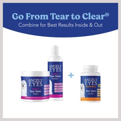 Show full view: Angels' Eyes Natural Chicken Flavored Powder Tear Stain Supplement for Dogs & Cats, 2.65-oz bottle slide 7 of 10