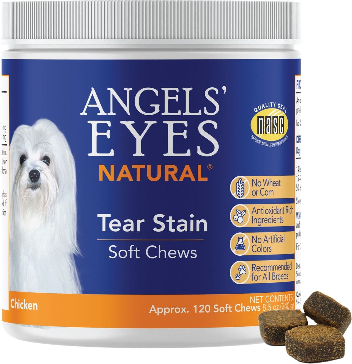 ANGELS' EYES Natural Chicken Flavored Soft Chew Tear Stain