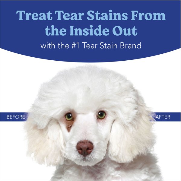 Show full view: Angels' Eyes Natural Chicken Flavored Soft Chew Tear Stain Supplement for Dogs & Cats, 120 count slide 6 of 9
