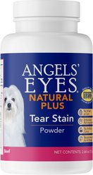Angels' Eyes Natural Plus Beef Flavored Powder Tear Stain Supplement for Dogs & Cats, 2.64-oz bottle
