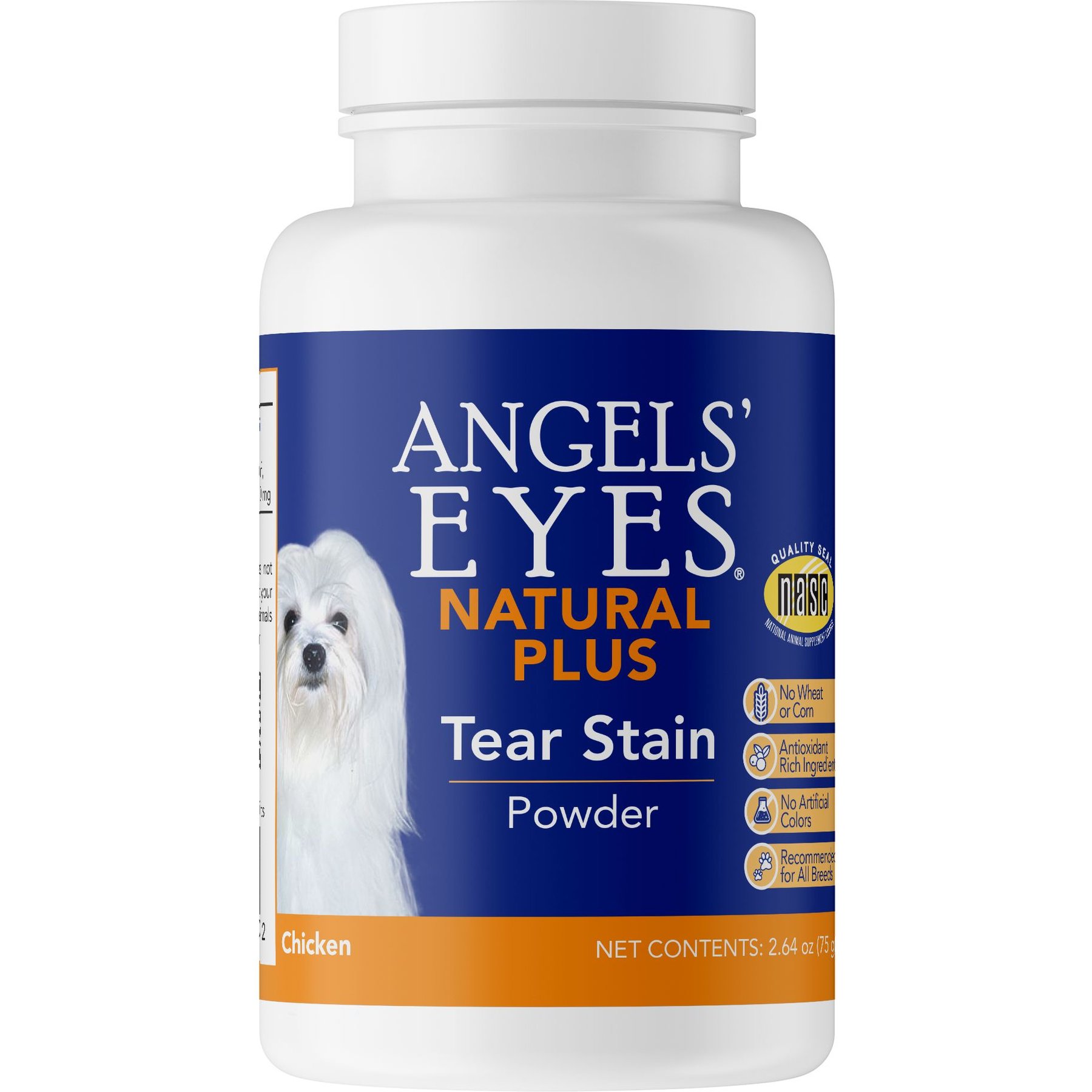 Angels' Eyes Plus Chicken Antibiotic Free Supplement for Dogs, 2.64-oz