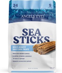 Angels' Eyes Sea Sticks Multi Benefit Daily Adult Crunchy Dog Treats, Small, 24 count slide 1 of 7
