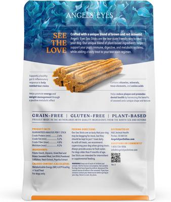 Show full view: Angels' Eyes Sea Sticks Tear Stain Friendly Adult Crunchy Dog Treats, Small, 24 count slide 3 of 11