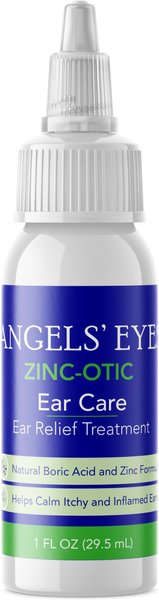 Show full view: Angels' Eyes Zinc-Otic Ear Relief Treatment for Dogs & Cats, 1-fl oz bottle slide 1 of 8