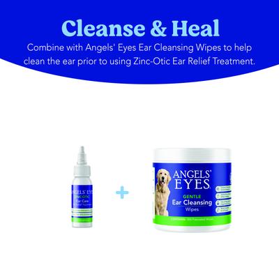 Show full view: Angels' Eyes Zinc-Otic Ear Relief Treatment for Dogs & Cats, 1-fl oz bottle slide 8 of 9