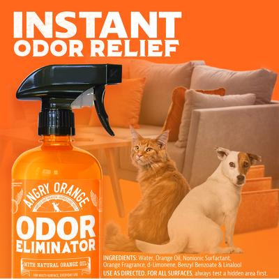 Show full view: Angry Orange Pet Odor Eliminator Spray, 24-fl oz bottle slide 2 of 7