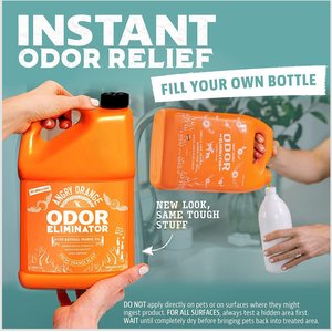 Angry Orange RTU Orange Scented Carpet Odor Eliminator, 128-fl oz bottle