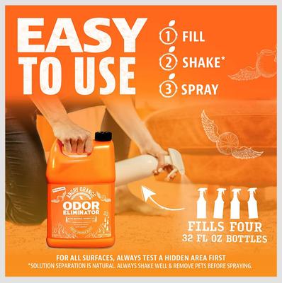 Show full view: Angry Orange RTU Orange Scented Carpet Odor Eliminator, 128-fl oz bottle slide 4 of 8