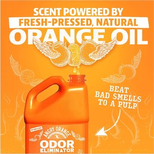 Angry Orange RTU Orange Scented Carpet Odor Eliminator, 128-fl oz bottle