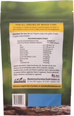 Show full view: Animal Health Solutions Boost Duck Supplement, 8-oz bag slide 2 of 2