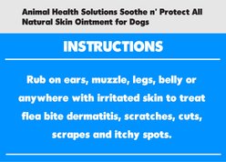 Animal Health Solutions Soothe n' Protect All Natural Skin Ointment for Dogs, 3-oz jar slide 2 of 2