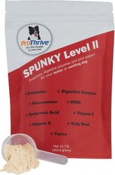 Animal Health Solutions Spunky Level II Probiotics & Digestive Enzymes & Joint Support Dog Supplement, 1-lb bag