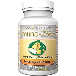 Animal Necessity Imuno-2865 Natural Immune Adjunctive Support Dog & Cat Supplement, 45 count