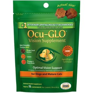Animal Necessity Ocu-GLO Optimal Vision Support Soft Chew Dog & Cat Supplement, 15 count