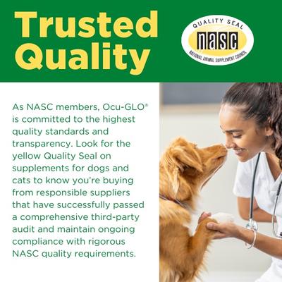 Show full view: Animal Necessity Ocu-GLO Optimal Vision Support Soft Chew Dog & Cat Supplement, 30 count slide 9 of 12