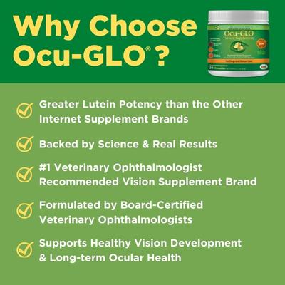 Show full view: Animal Necessity Ocu-GLO Optimal Vision Support Soft Chew Dog & Cat Supplement, 30 count slide 5 of 12
