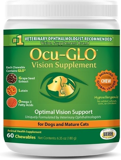 Animal Necessity Ocu-GLO Optimal Vision Support Soft Chew Dog & Cat Supplement