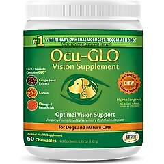 Animal Necessity Ocu-GLO Optimal Vision Support Soft Chew Dog & Cat Supplement, 60 count