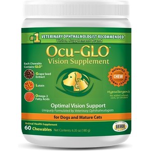 Animal Necessity Ocu-GLO Optimal Vision Support Soft Chew Dog & Cat Supplement, 60 count